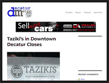 Tablet Screenshot of decaturmetro.com